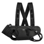 OneTigris SUPPORT RIDGE Dog Carry Harness, black cross-back padded full body carrier vest