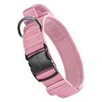 Mountbatten Pink OneTigris tactical dog collar, adjustable nylon collar for all breeds