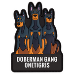 DOBERMAN GANG Morale Patch-Black