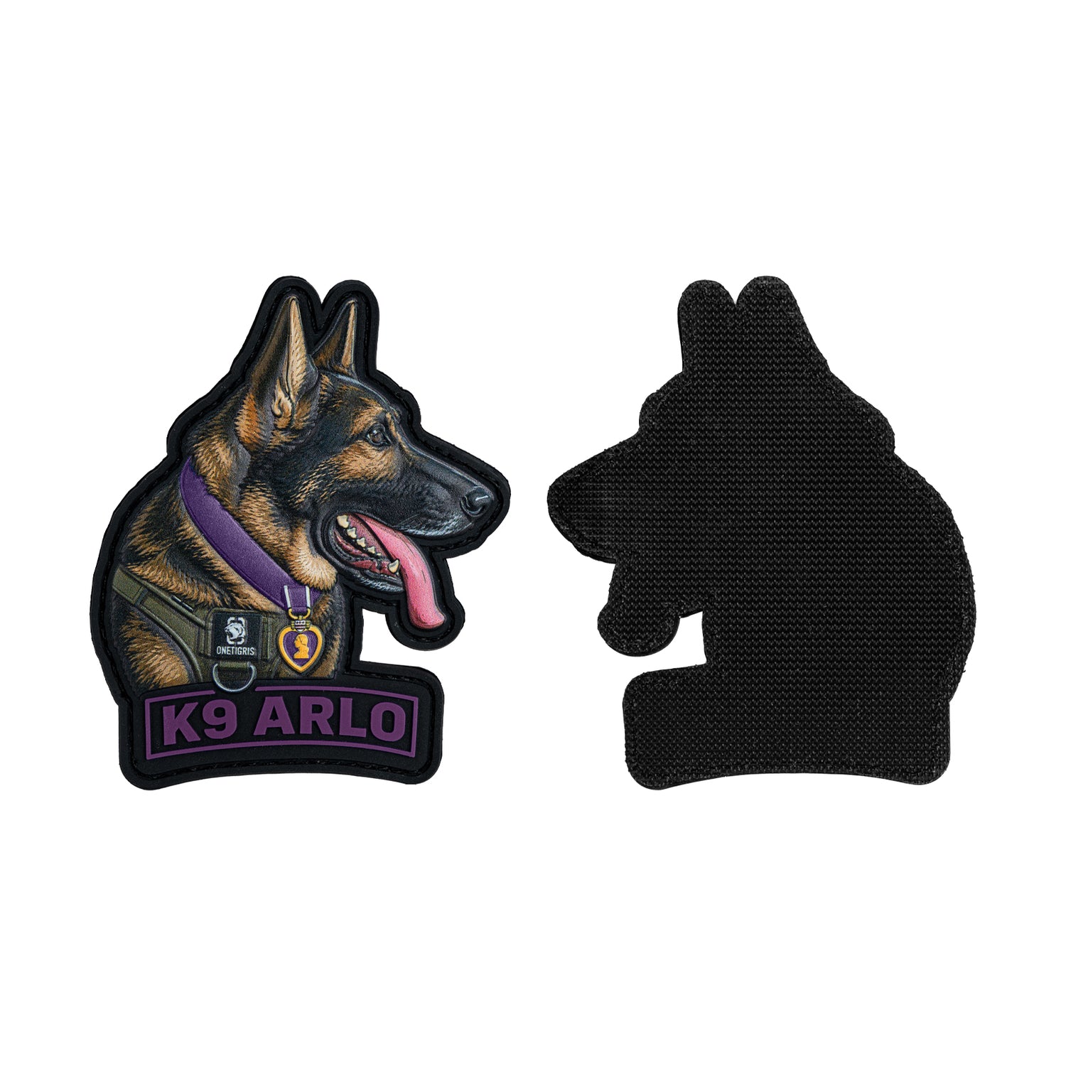 K9 ARLO’S LIMITED-EDITION PURPLE HEART PATCH（For Display Only）
