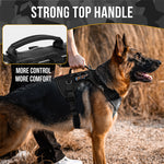 Close-up of 1000D nylon material and top handle on OneTigris TACTICLITE harness
