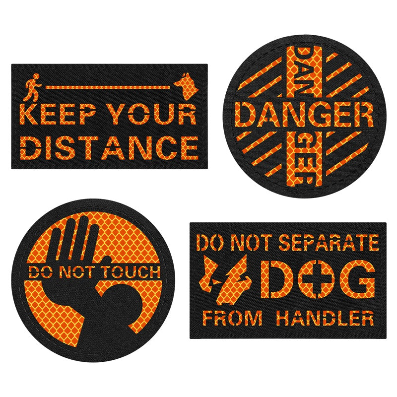 Hi-Vis Dog Patch Set