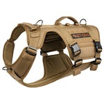 OneTigris TITAN-FLOW coyote brown metal buckle dog harness