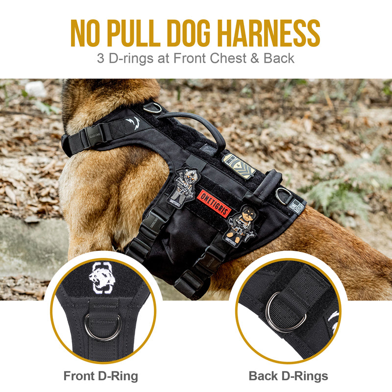 Husky Tactical Harness Non-stop Dogwear Rock Harness Long