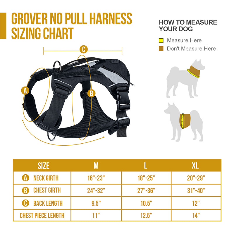 yasu　OneTigris CO X DESTROYER Heavy-Duty Tactical K9 Harness with 3 Handles