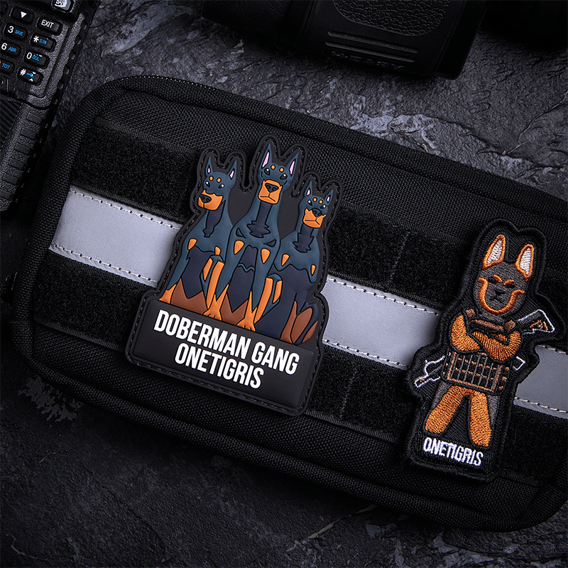 DOBERMAN GANG Morale Patch-Black