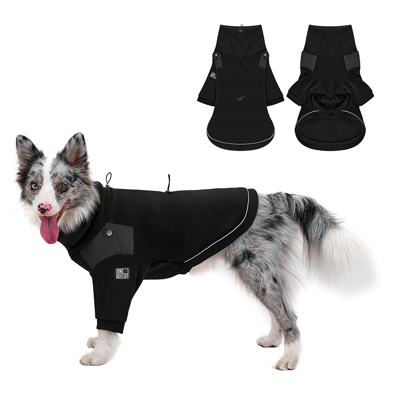 Fleece Dog Sweater – Warm Winter Coat for Large Breeds