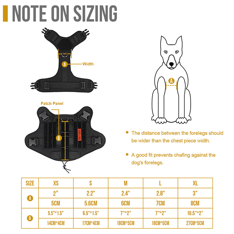 ONETIGRIS FIRE WATCHER K9 Harness 2.0 | Best Tactical MOLLE