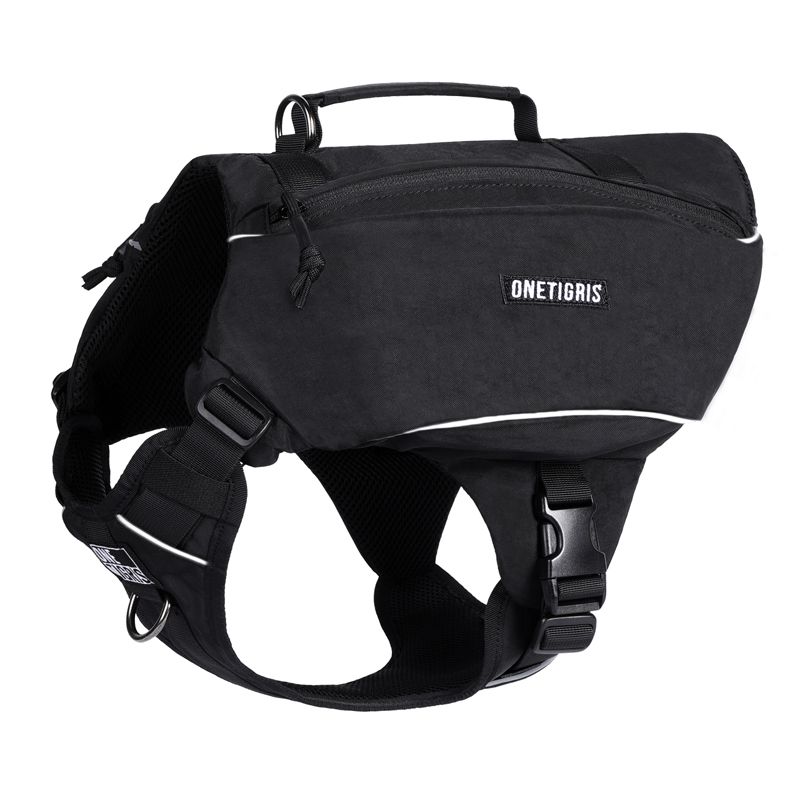 Lightweight Dog Backpack – 420D Nylon Saddle Bags for Hiking